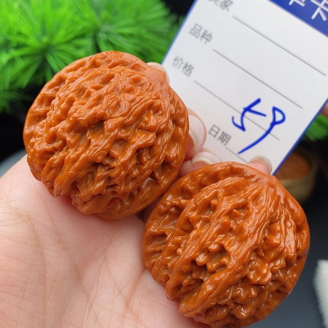 文玩核桃把件41虎头59
