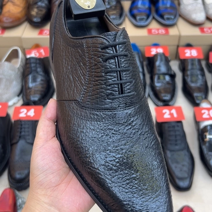 福***禄鱼皮（革）41码实物