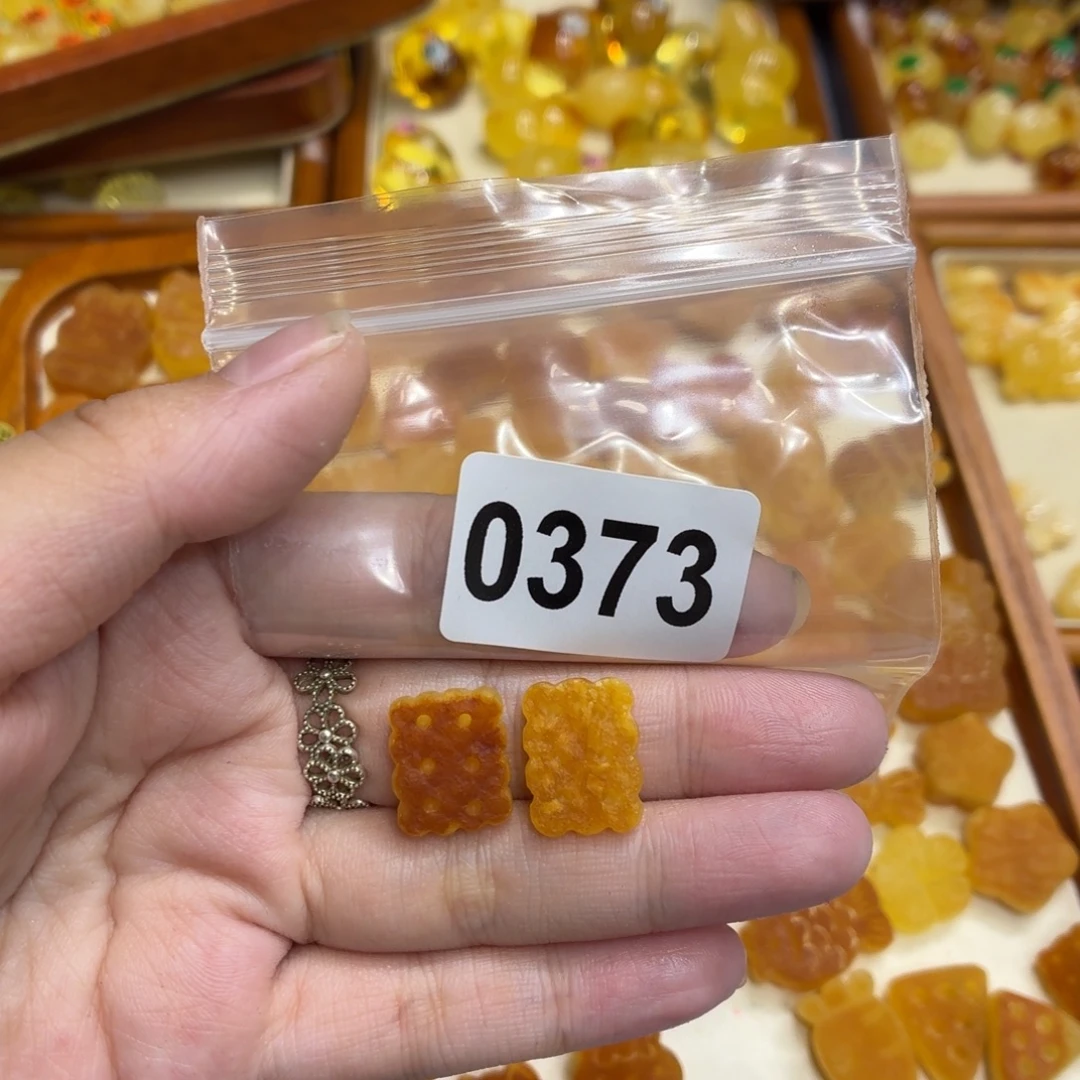 琥珀未镶嵌毛衣链