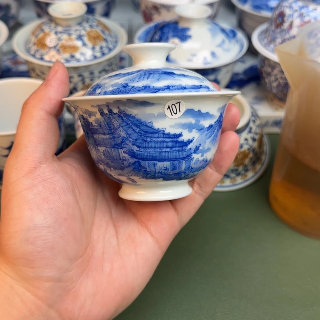 彦祖纯手工手绘茶具107
