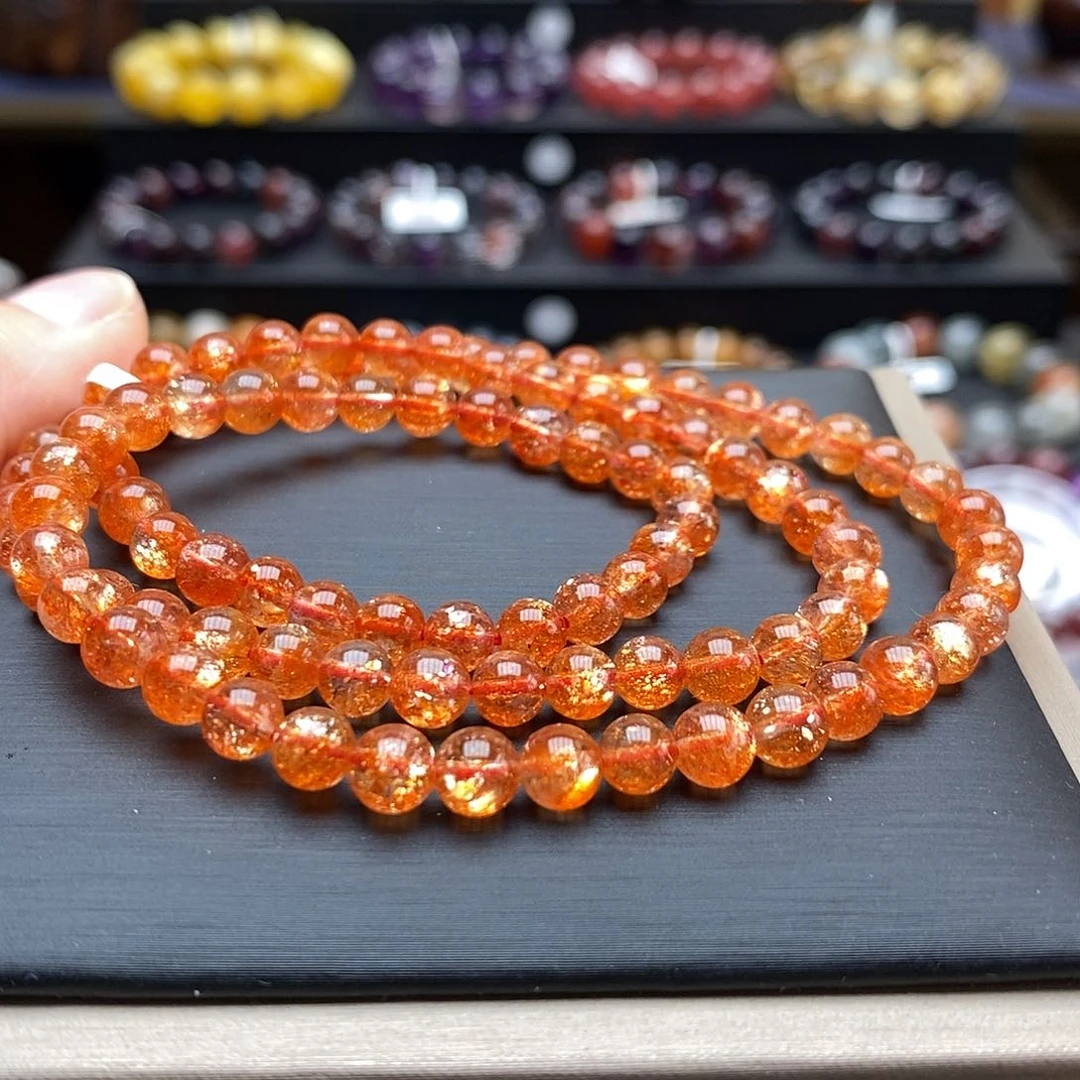 日光石手链未镶嵌大****k