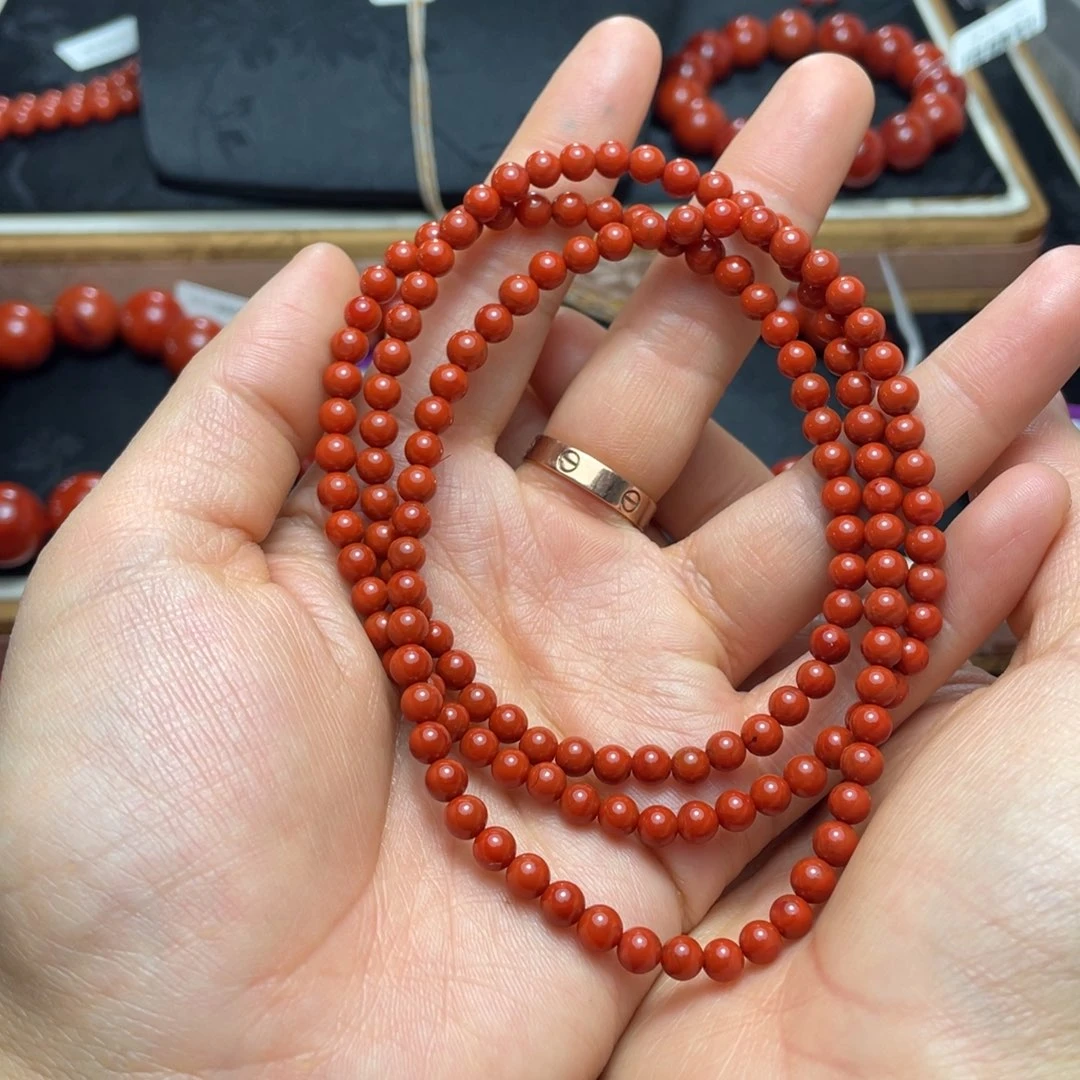 未镶嵌手串南红玛瑙高****师