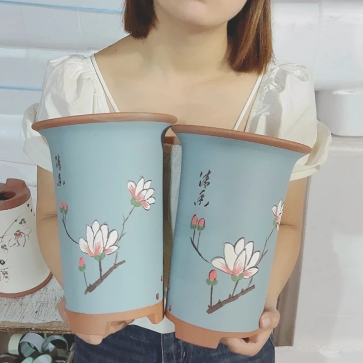 宜兴紫砂精品花盆