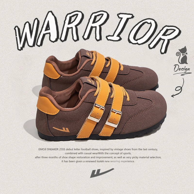 回力小熊大头板鞋女百搭秋季爆款轻便防滑可爱复古芒果头德训鞋子