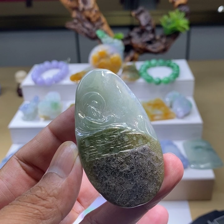 【闪购商品】翡翠未镶嵌颈饰1111111111111111