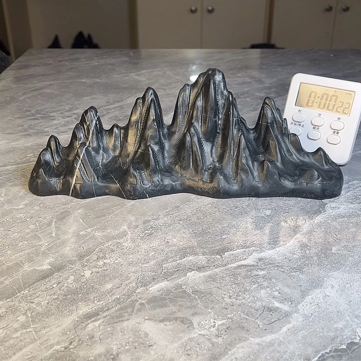 楼***光奇石茶宠鱼缸文房摆件