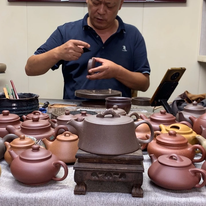 茶壶紫泥江南风韵230 C半手工制作