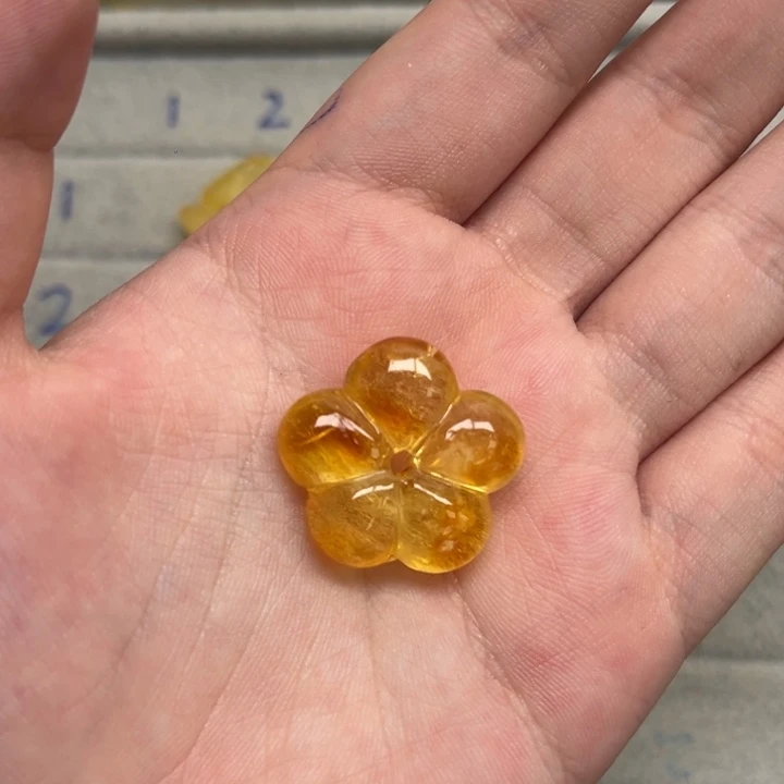 裸石琥珀未镶嵌1*3天然蜜蜡配件