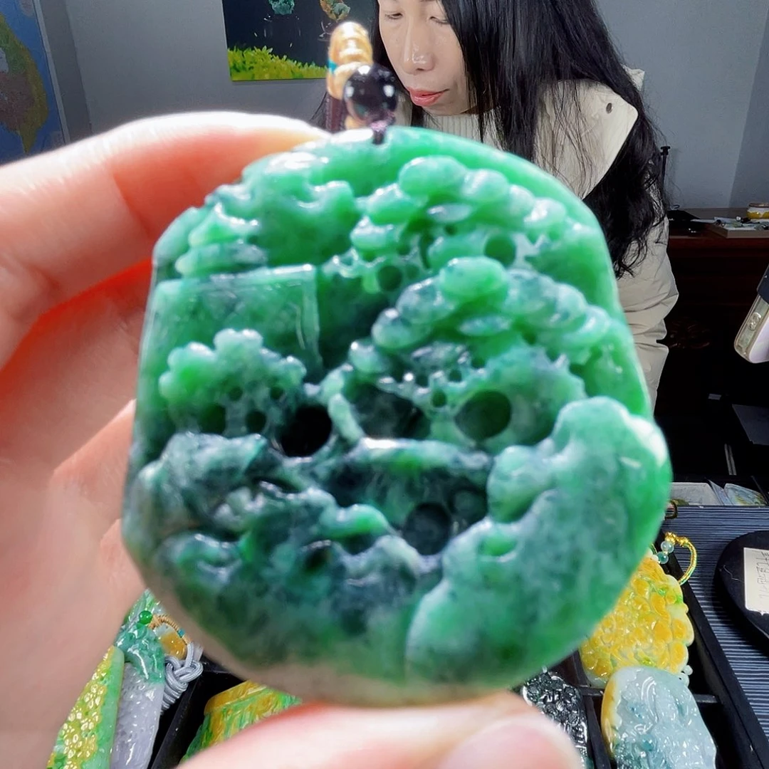 颈饰未镶嵌翡翠翡翠