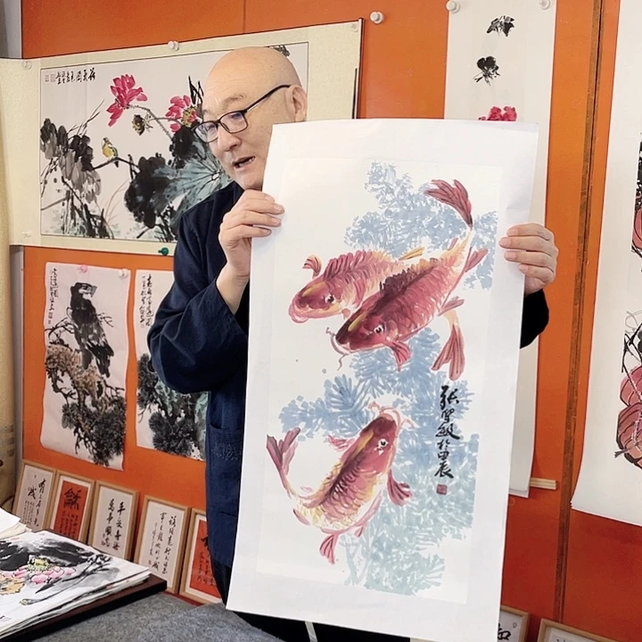 国画张圣敏先生纯手绘作品