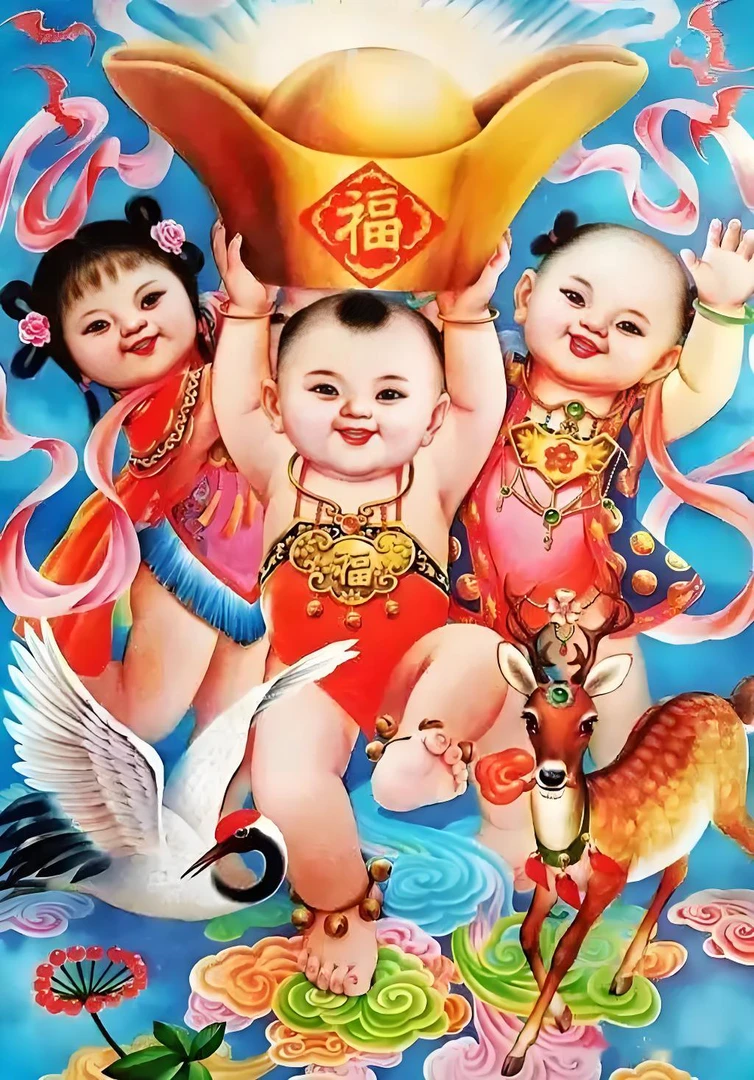 无声诗园年画专用