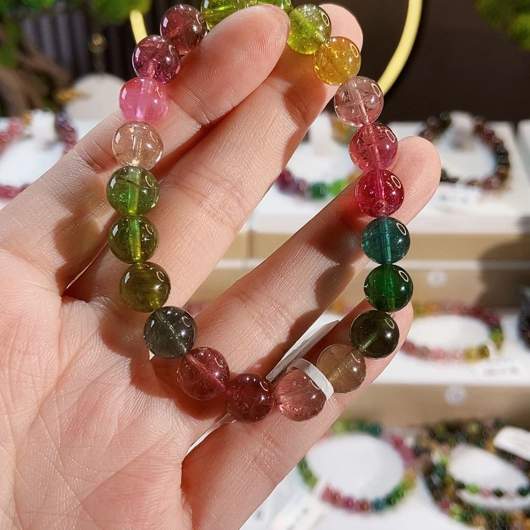 手链未镶嵌碧玺G2447素圈颜色微差