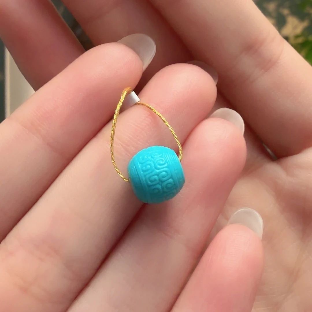 绿松石未镶嵌颈饰