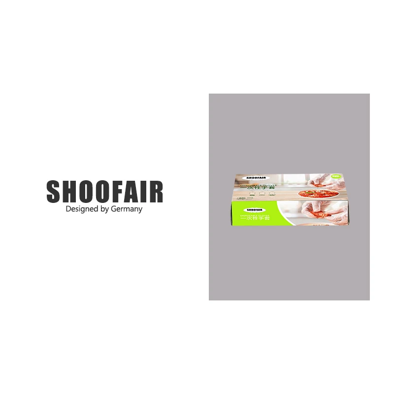 SHOOFAIR一次性手套400只食品级抽取式烘焙家务户外聚餐