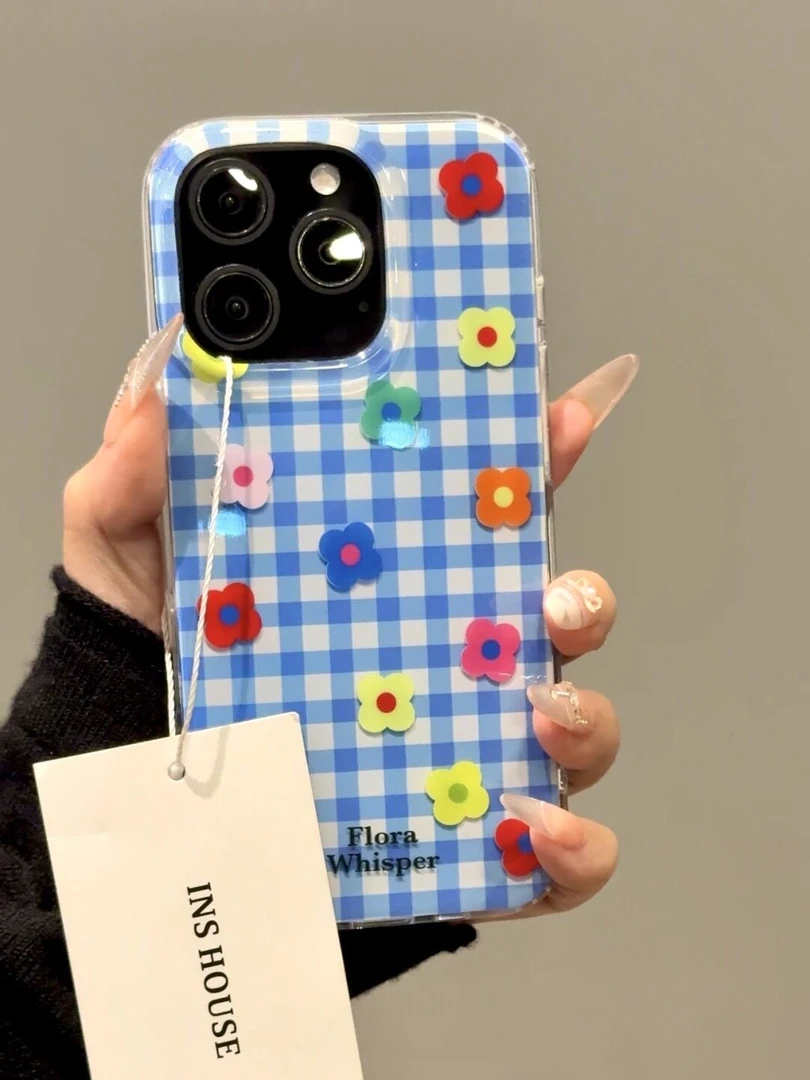 满屏小花适用iphone16pro手机壳12苹果13/14/15小米vivo华为oppo