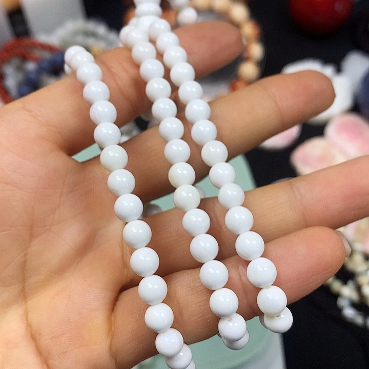 香榧木大果紫檀紫檀，奶白108颗