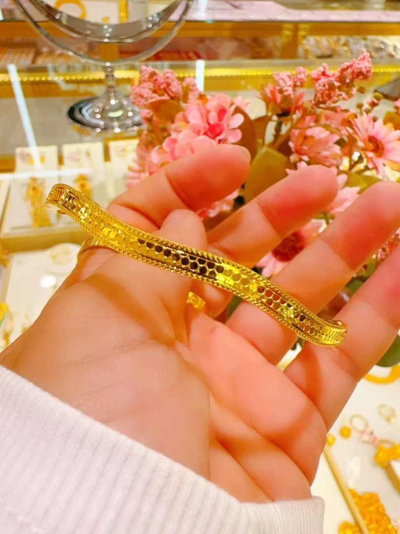 合金手镯 0.1g 手镯  【5】سېھران مىس قاپىلىما ئالتۇنلىرى