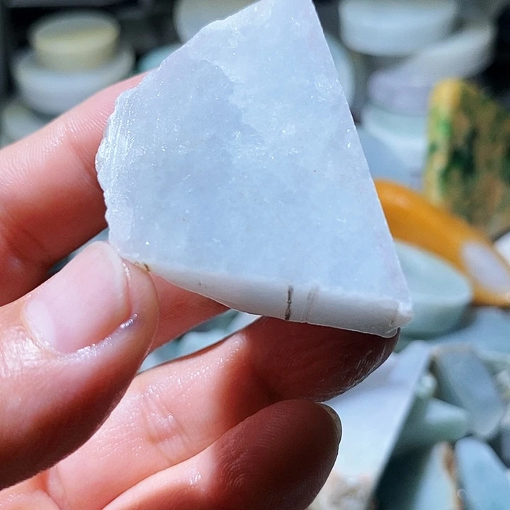 散珠翡翠边角料56