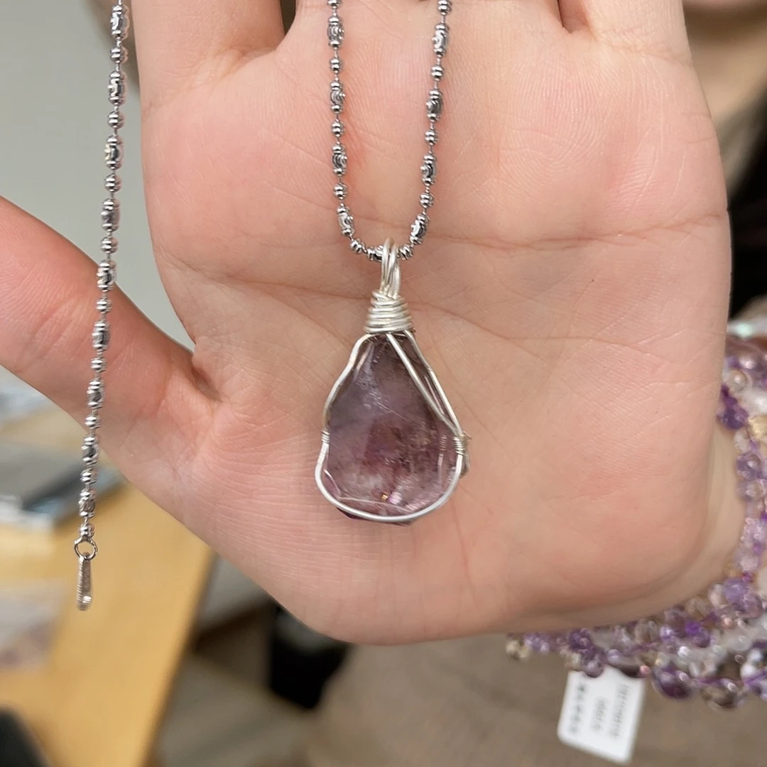 水晶手串未镶嵌水晶吊坠多样性发一