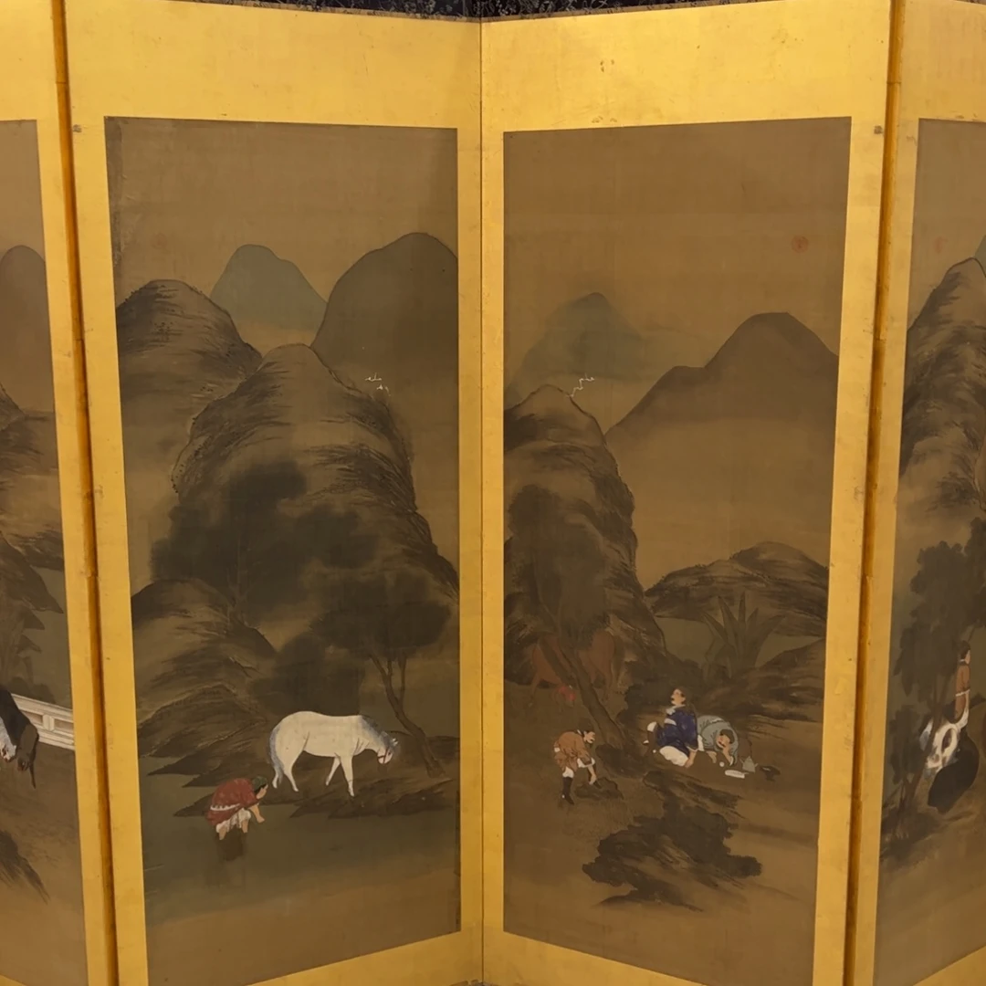 绘画屏风框画生活美学