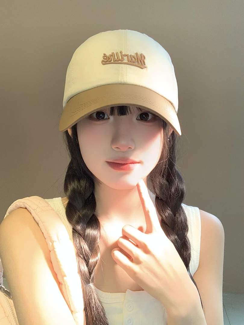 字母刺绣夏季户外大檐速干棒球帽女大头围宽檐鸭舌帽男遮阳防晒帽