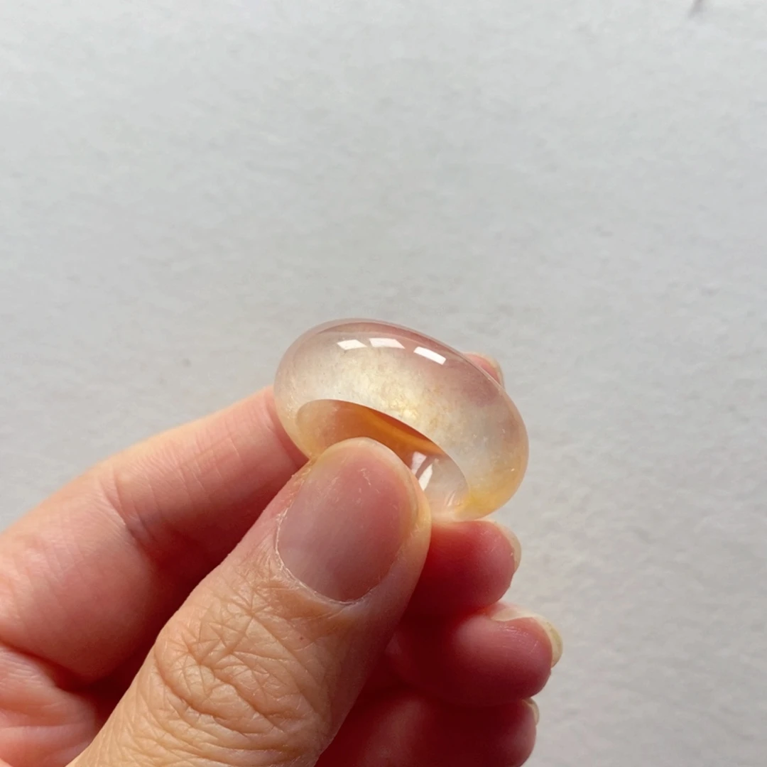 石英质玉未镶嵌戒指15#