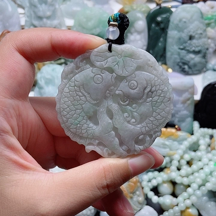 吊坠(不含链)未镶嵌翡翠1