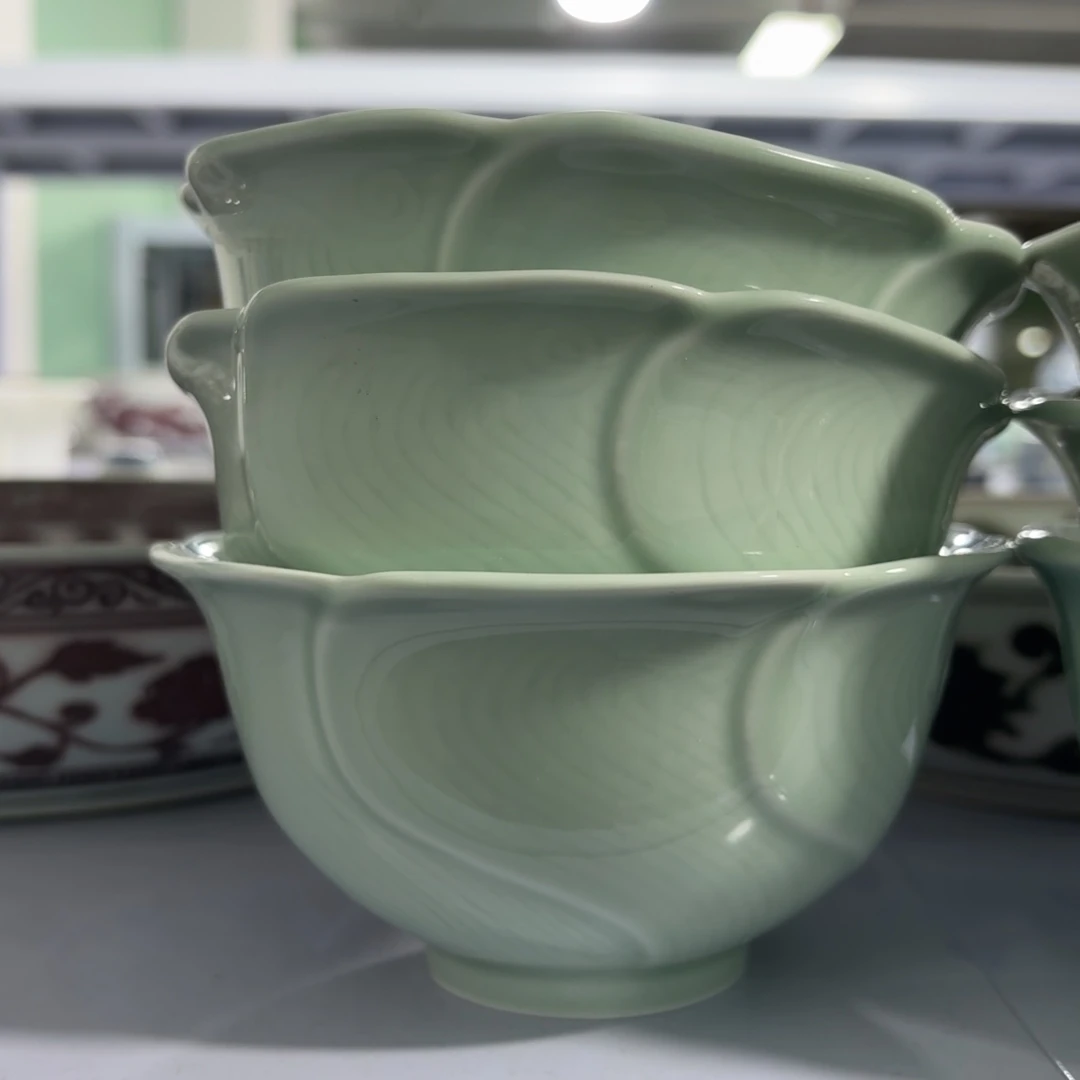 杯瓷言所老曹甄选好瓷瑕疵三个一组