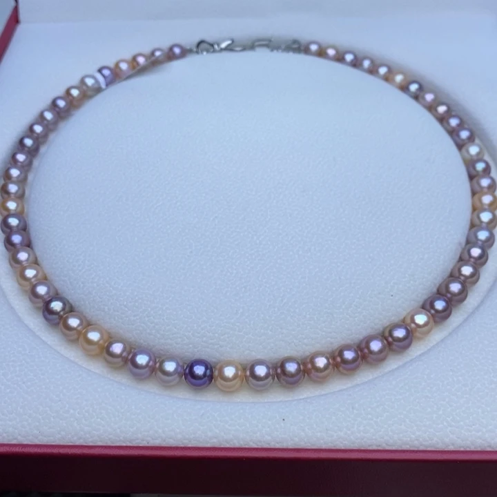 淡水珍珠项链未镶嵌7-8