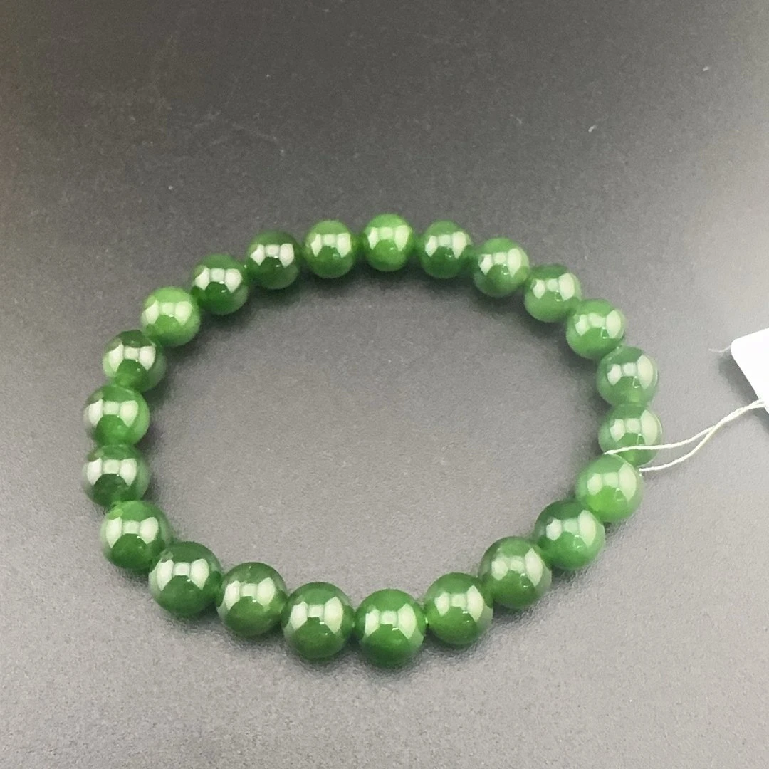 BY0731FLSF标101 北玉精选 和田玉手串