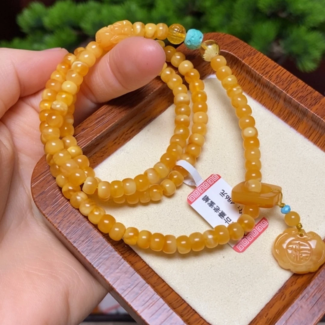 【闪购商品】手链蜜蜡未镶嵌手串