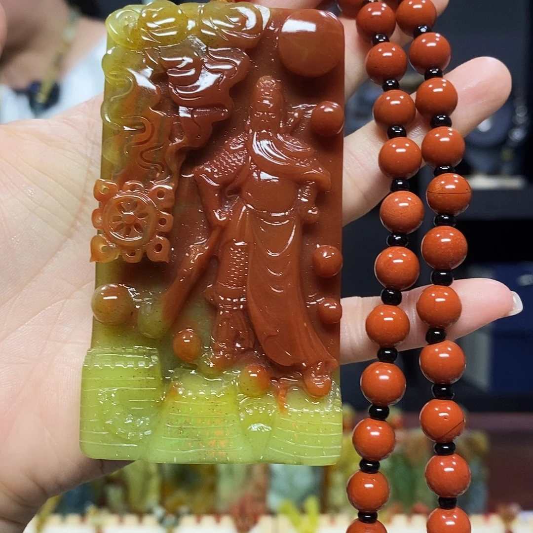 未镶嵌岫玉挂件吊坠