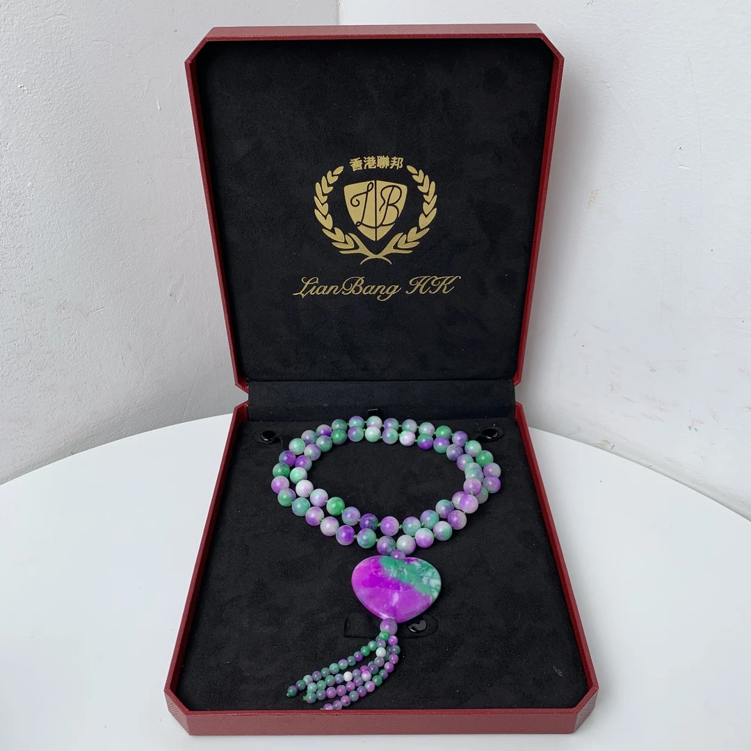 4854【LIANBANGH.K】紫 时尚百搭女项链