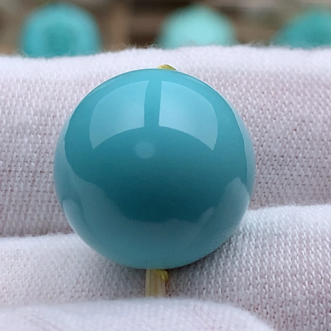 绿松石未镶嵌珠宝奇石15.6mm