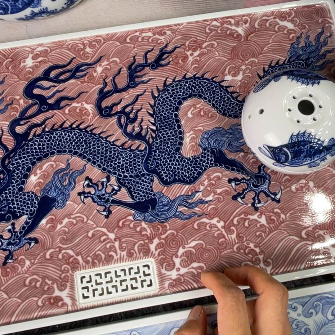 风****过景德镇陶瓷手工手绘