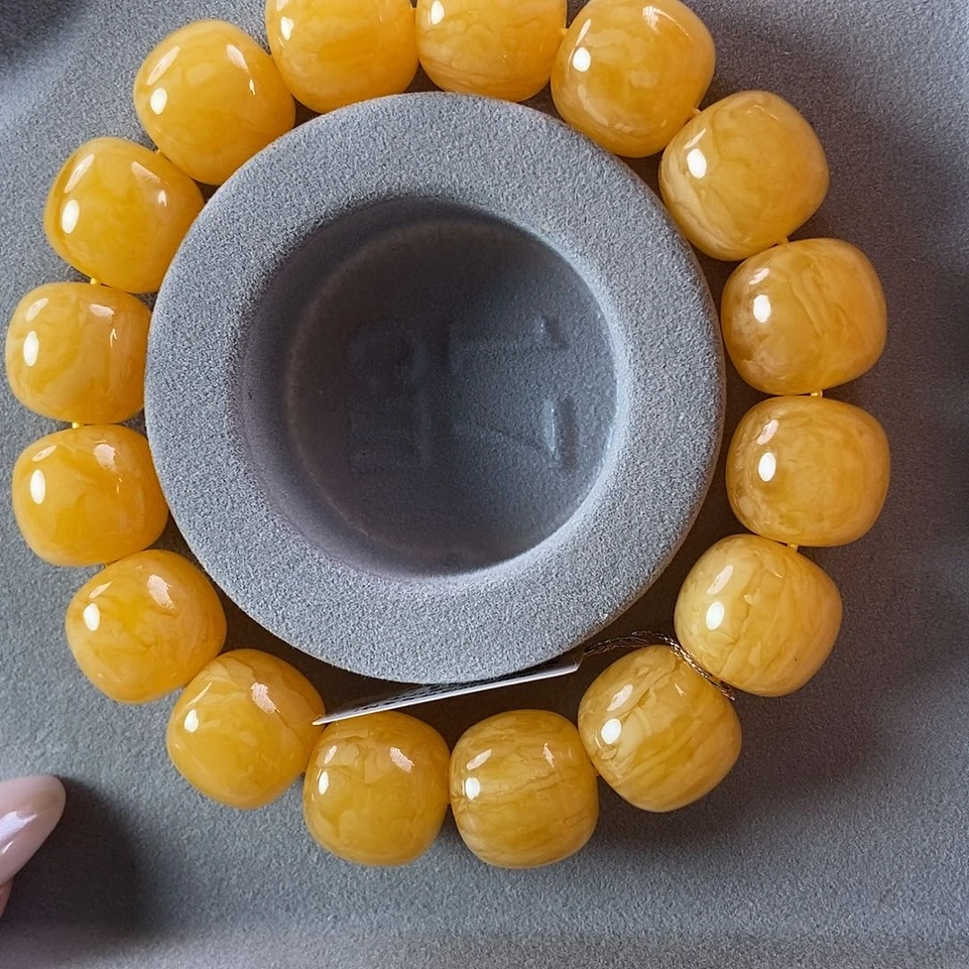 琥珀未镶嵌珠宝奇石14 28.12 同料橘底虎皮纹