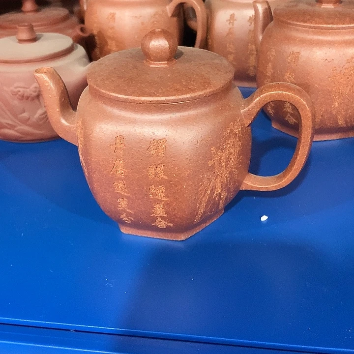 马***歌茶壶紫砂紫砂微瑕