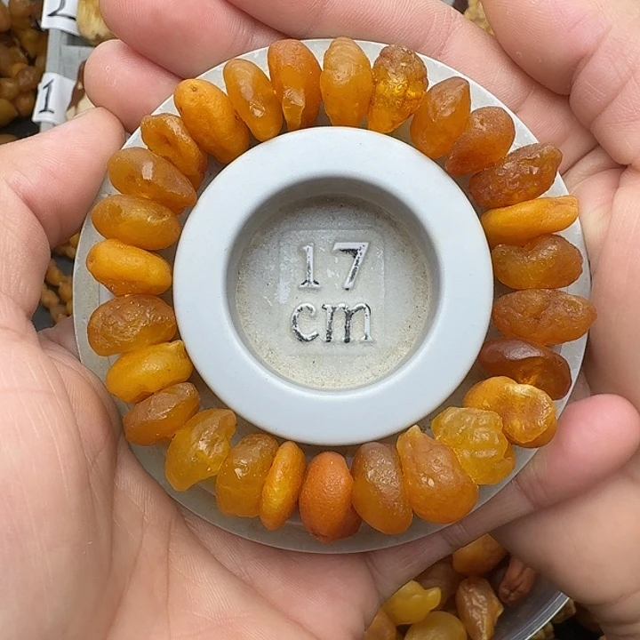 琥珀未镶嵌珠宝奇石天然蜜蜡手串