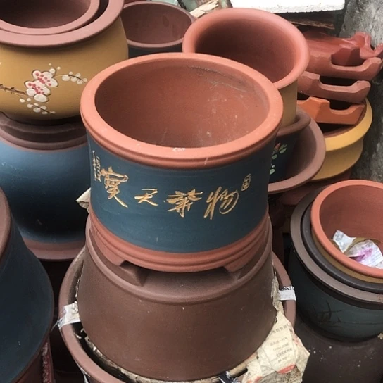 紫砂花盆宜兴紫砂花盆厂家直销