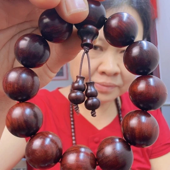扇子紫檀2.0的手串12粒