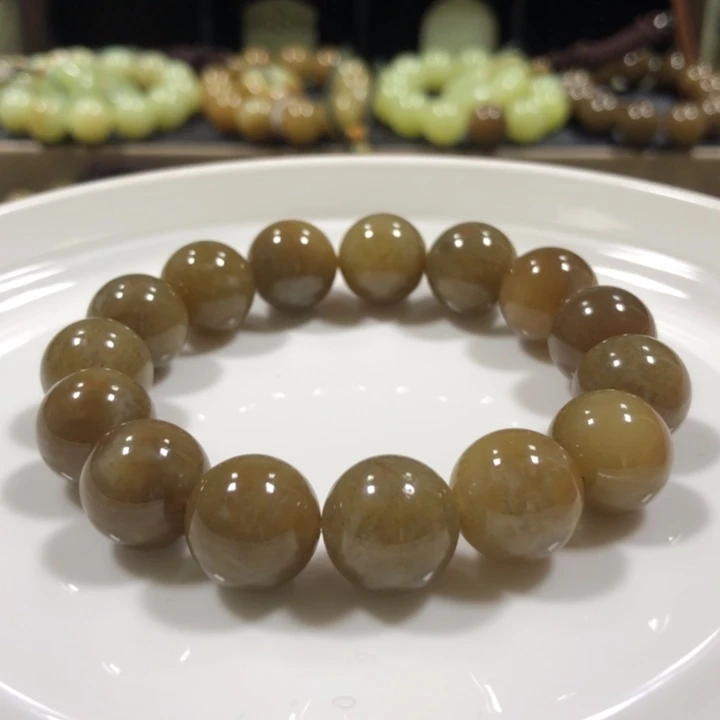 和田玉未镶嵌手链卡14