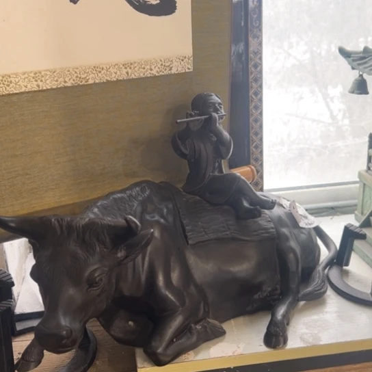 铜中古工艺品摆件
