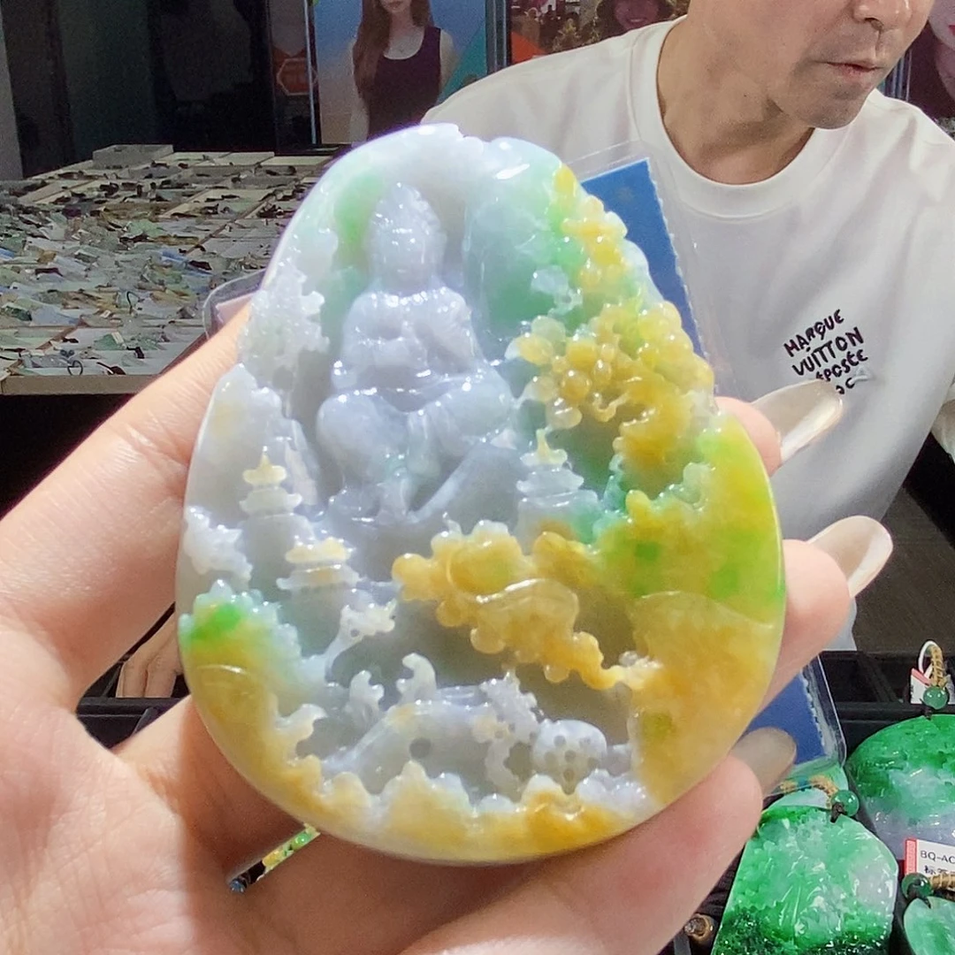 颈饰未镶嵌翡翠翡翠