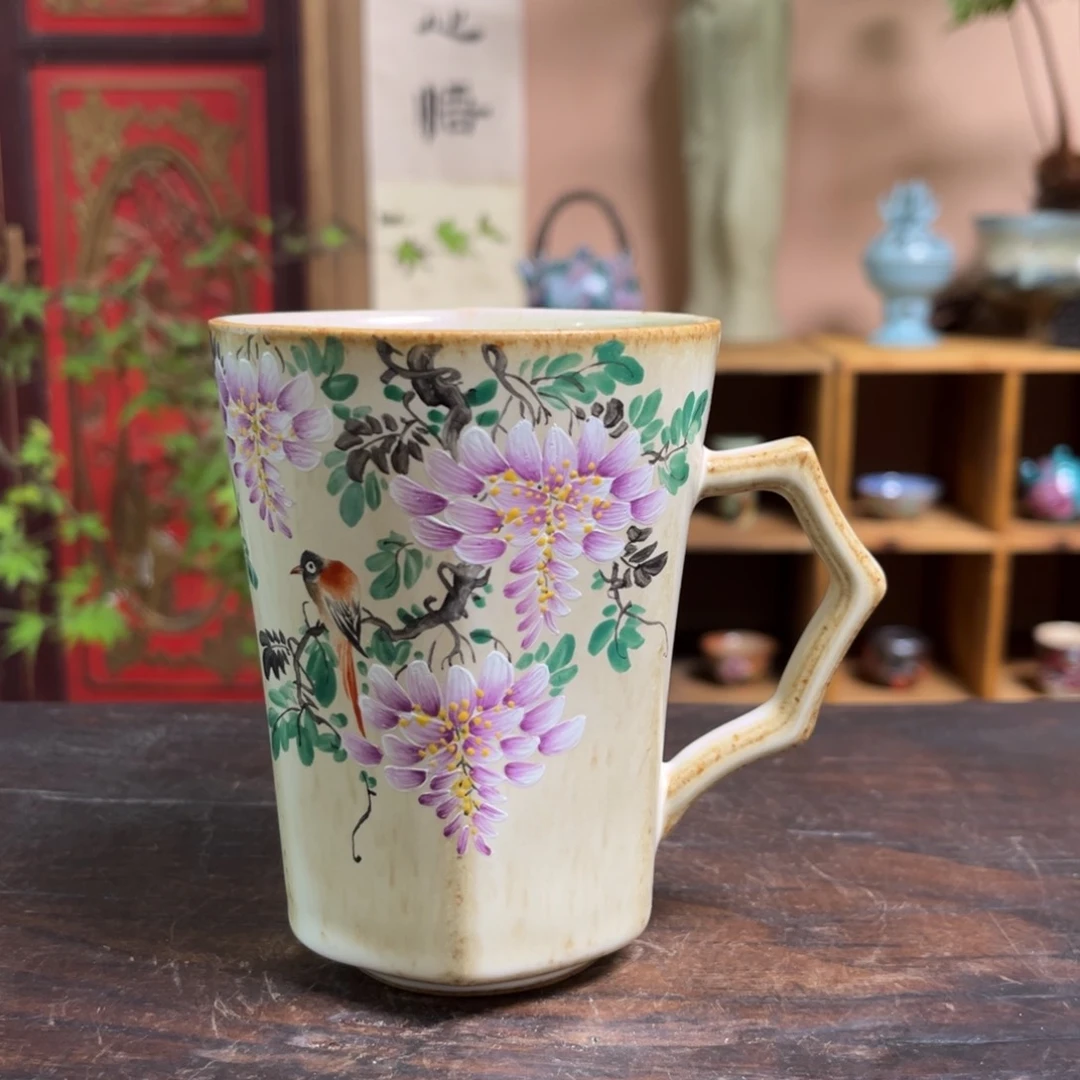 柴烧手工手绘陶瓷