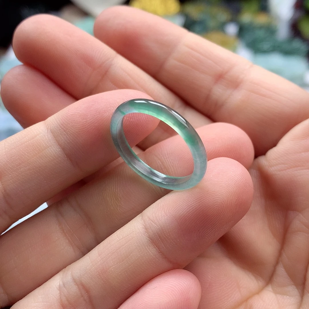 【闪购商品】颈饰未镶嵌翡翠翡翠戒圈（19圈口）