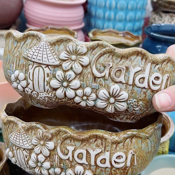 多肉绿植陶瓷花盆