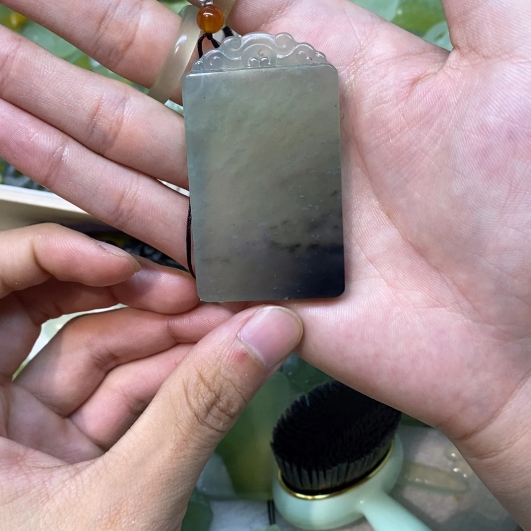 ༺***༻岫玉未镶嵌吊坠(不含链)