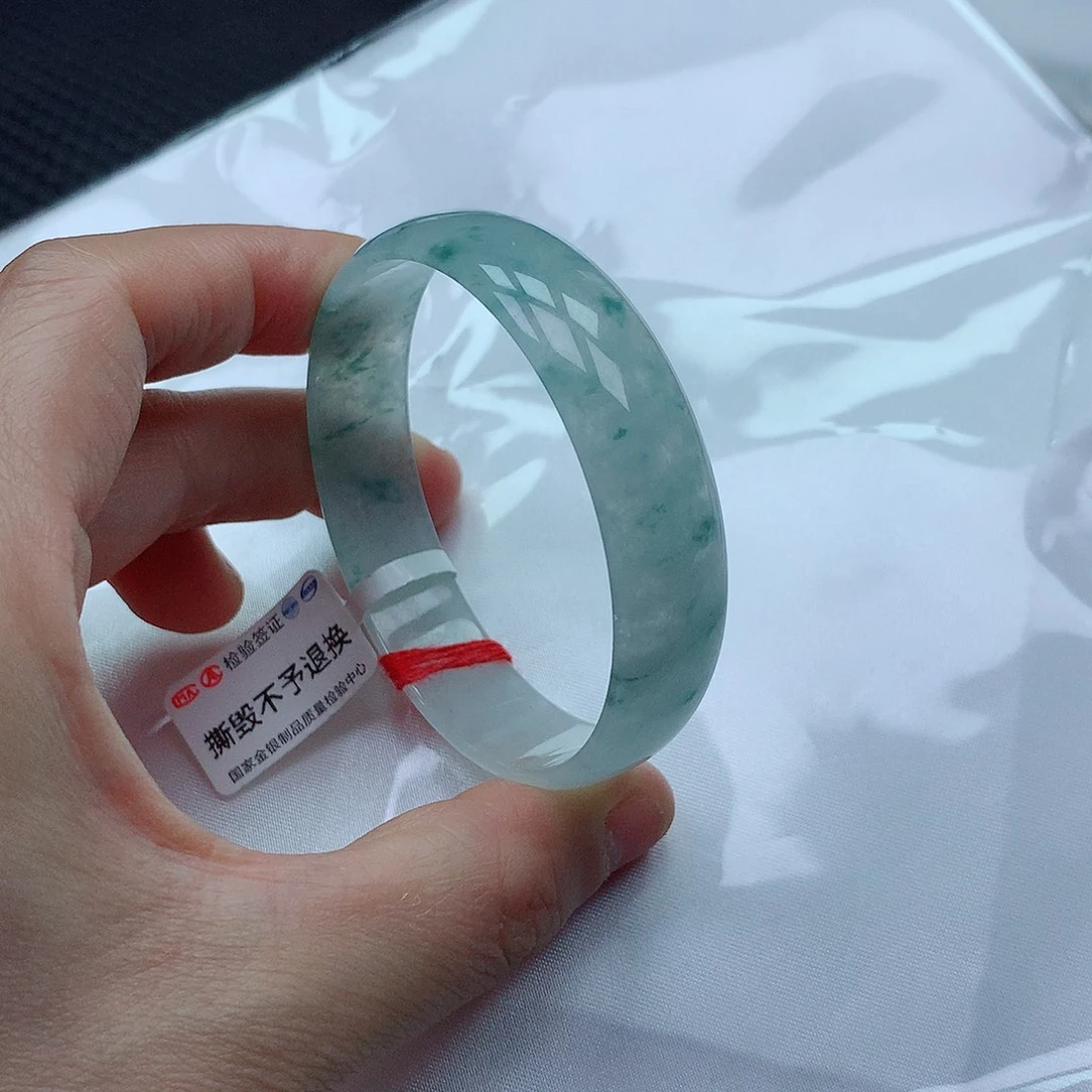 未镶嵌手镯翡翠52.5