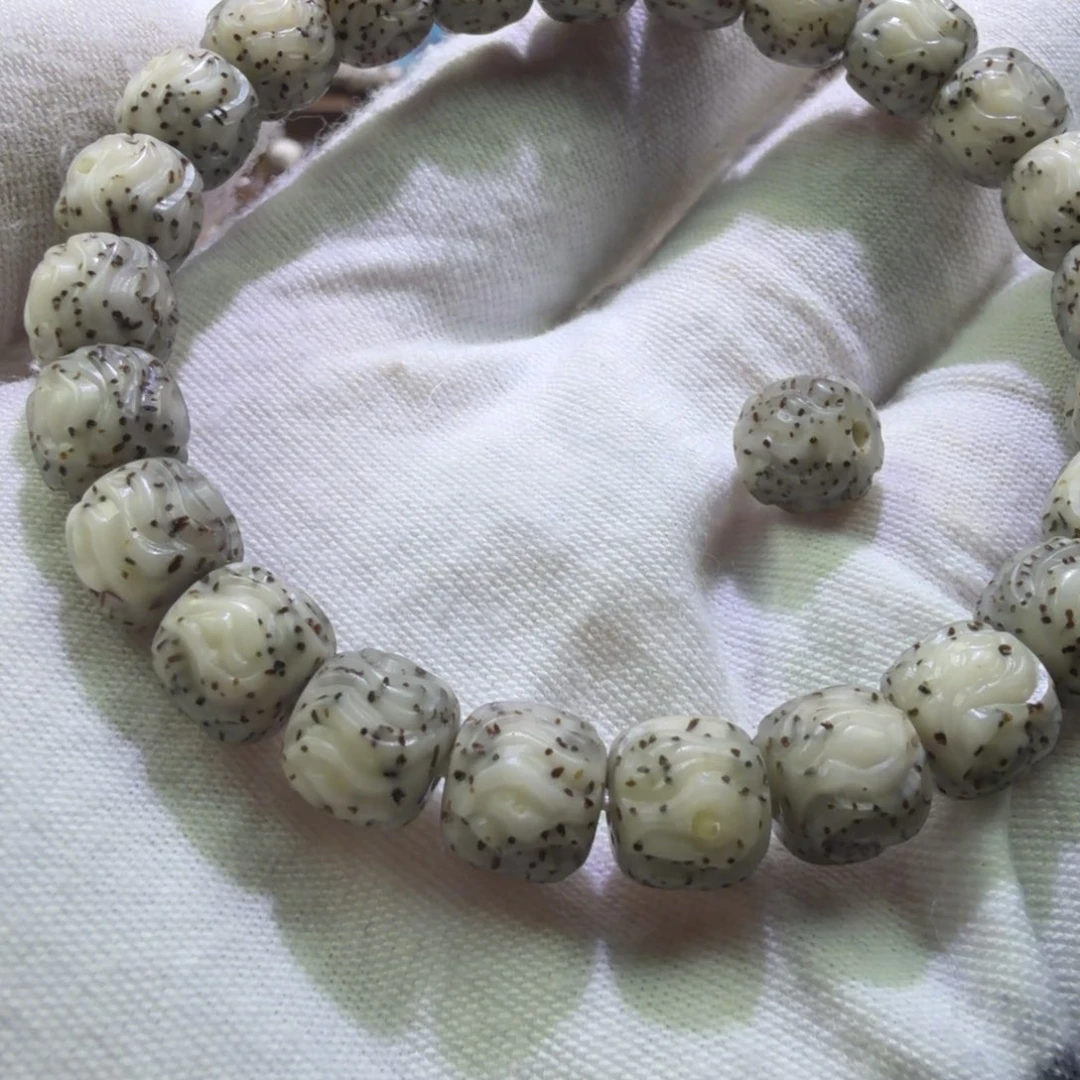 橄榄核手串/手链9×8纯手工龙须 27号