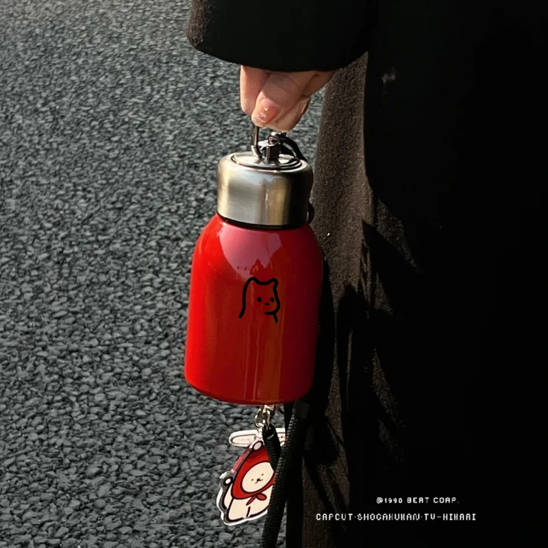 高颜值迷你保温杯女生小巧便携口袋杯子女士专用不锈钢水杯保暖杯